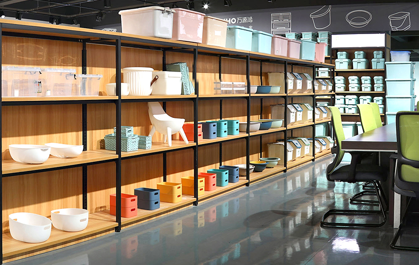 plastic shelf